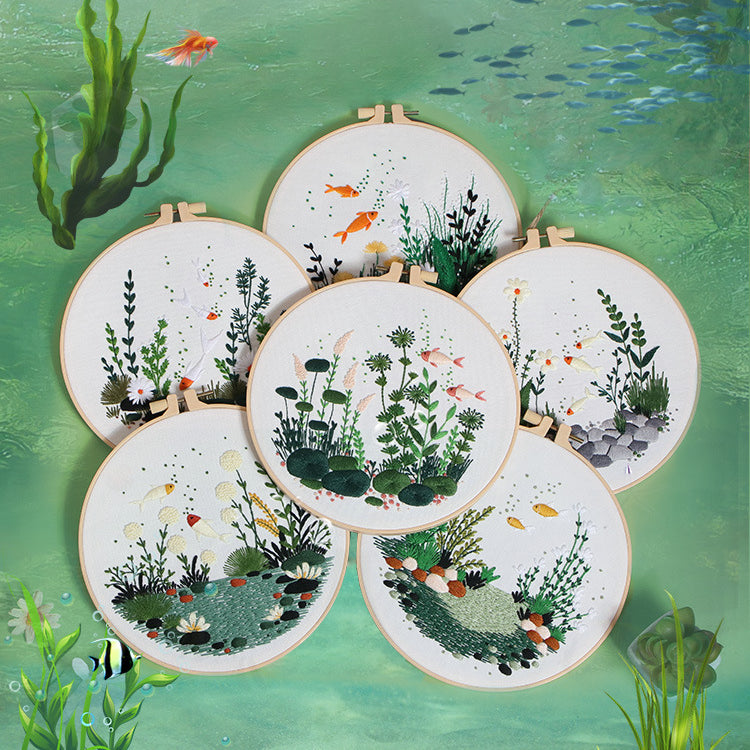Garden Beneath the Water Embroidery Kit