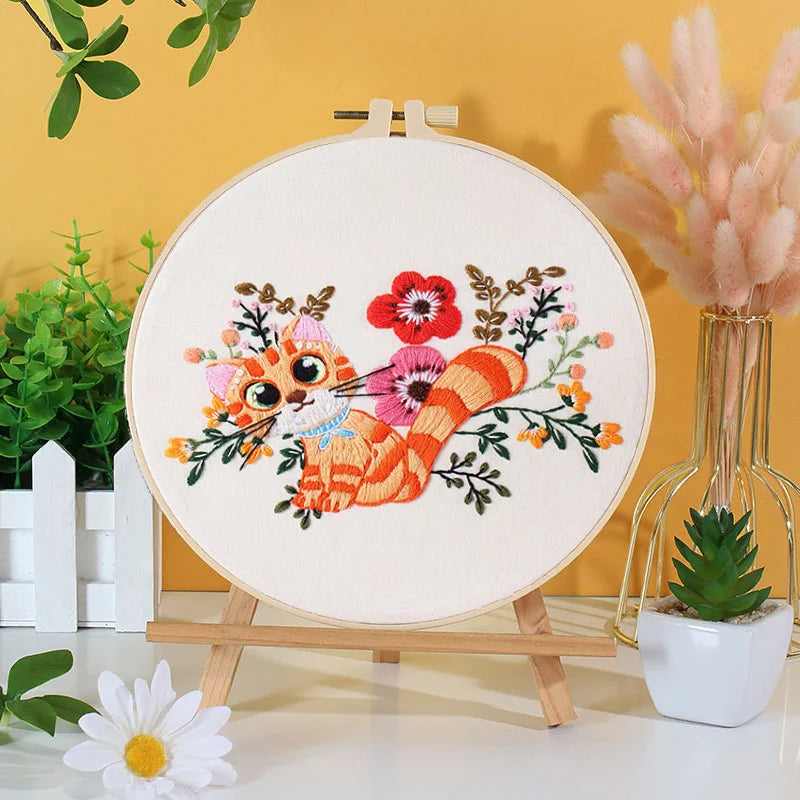 Animals Embroidery Kits Set for Beginner