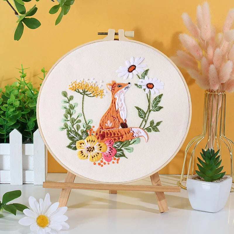 Animals Embroidery Kits Set for Beginner