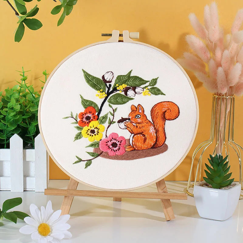Animals Embroidery Kits Set for Beginner