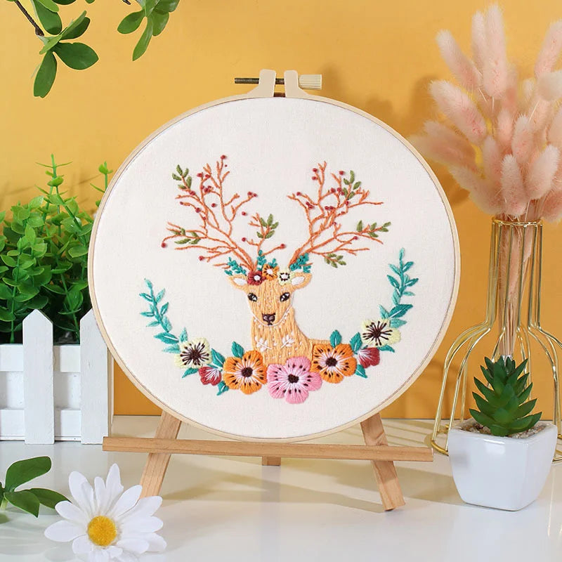 Animals Embroidery Kits Set for Beginner