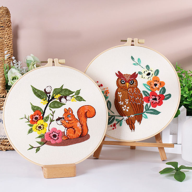 Animals Embroidery Kits Set for Beginner