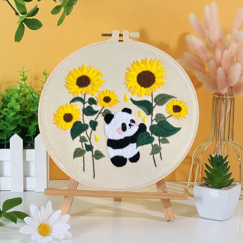 Panda Delight Embroidery Kit