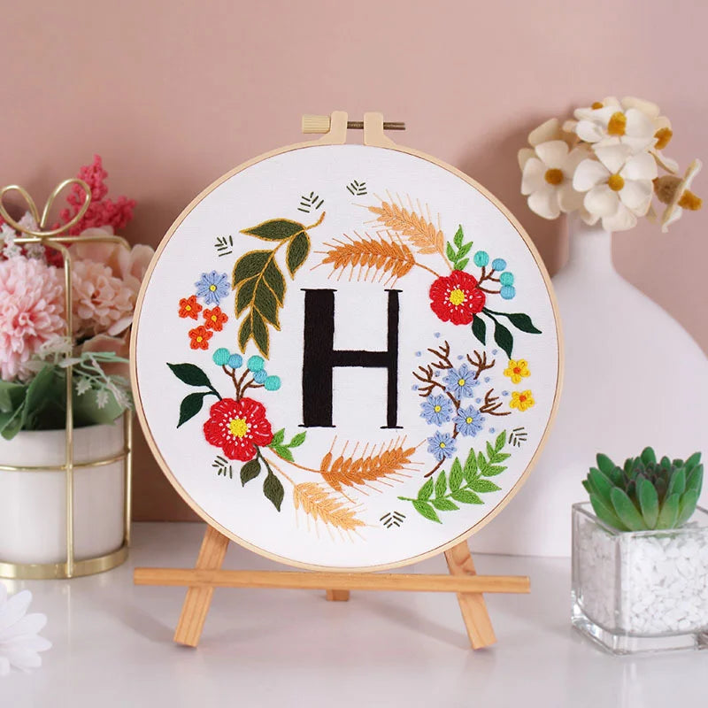 Love and home letters -Themed DIY Embroidery Kits