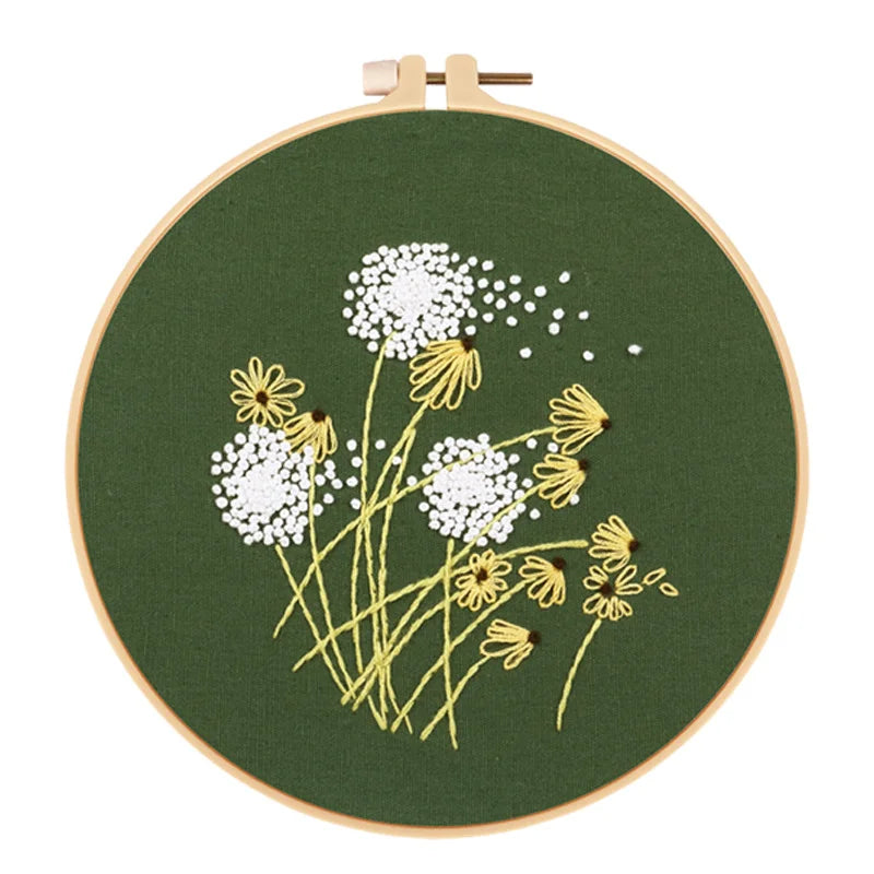 Forest flowers and plants -Themed DIY Embroidery Kits
