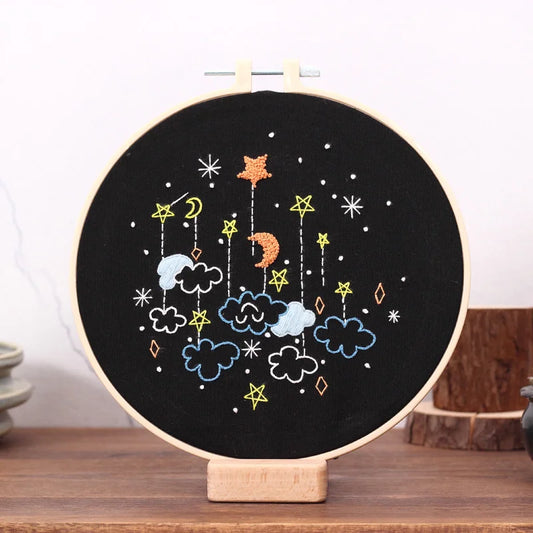 Starry sky fun Embroidery Kits