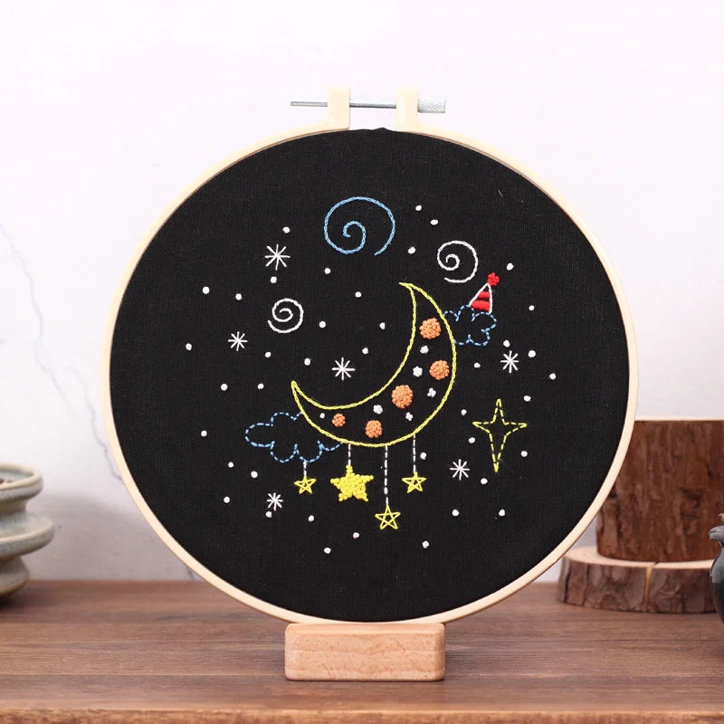 Starry sky fun Embroidery Kits