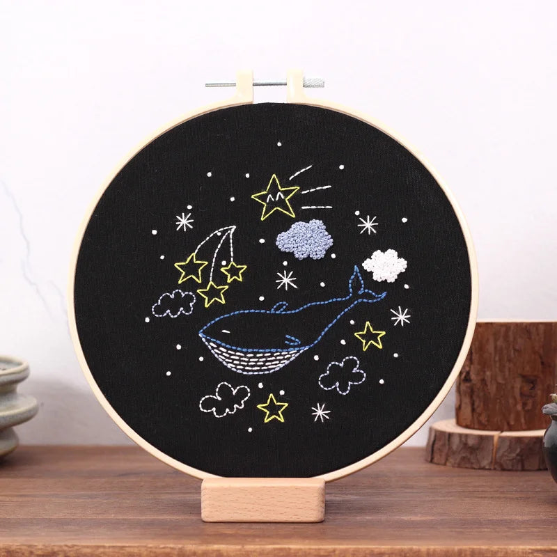 Starry sky fun Embroidery Kits
