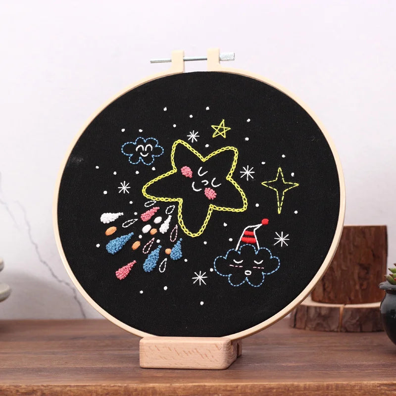 Starry sky fun Embroidery Kits