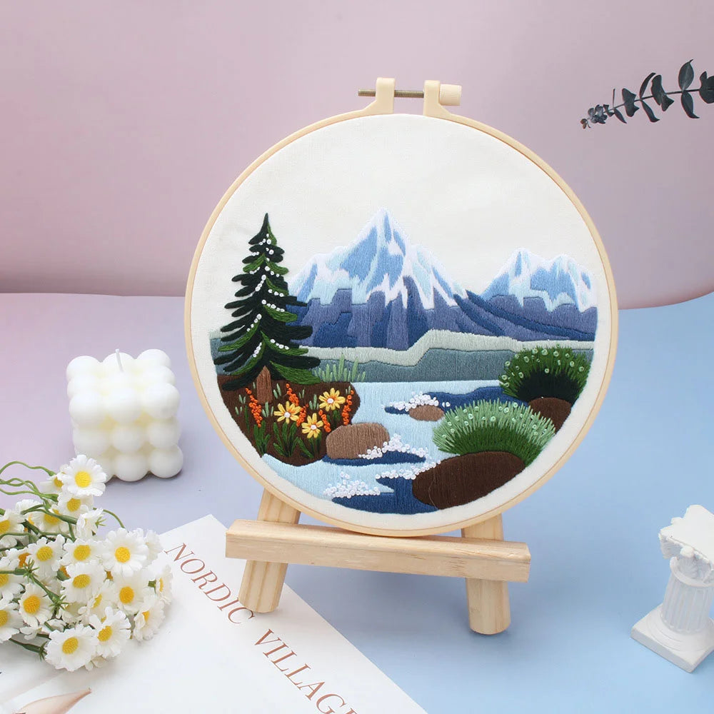 Landscape Collection Embroidery Kits