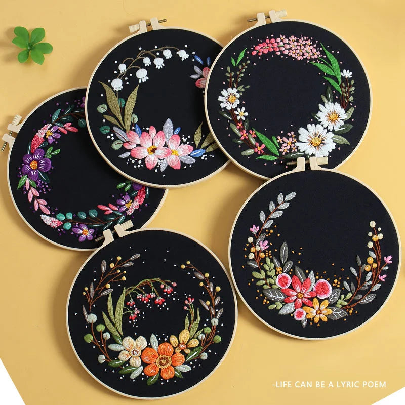 Floral Whispers Embroidery Kit
