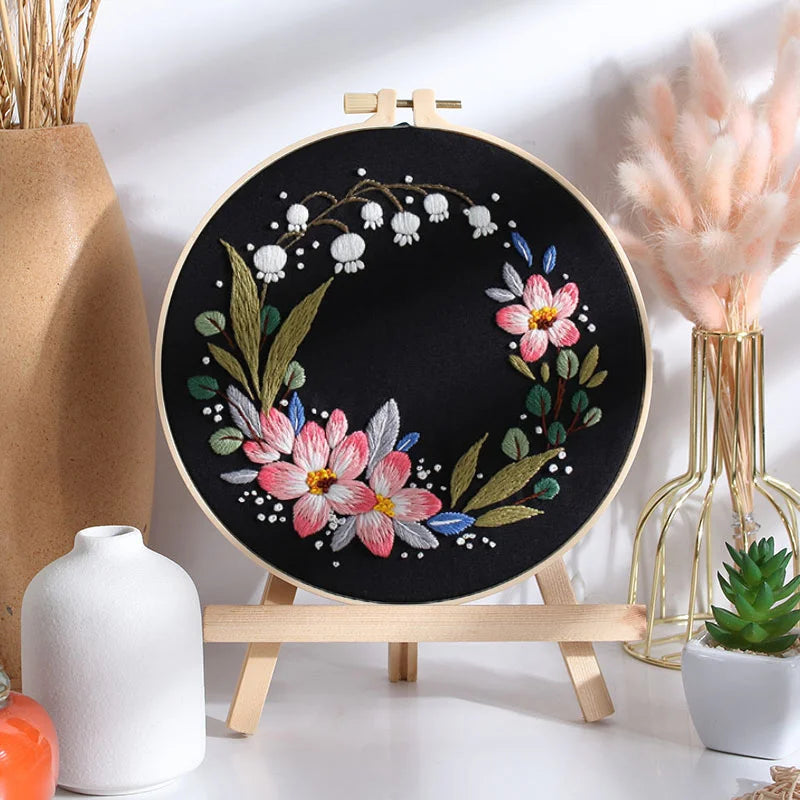 Floral Whispers Embroidery Kit