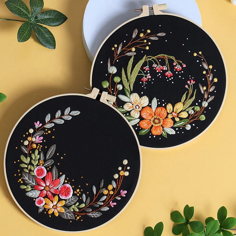 Floral Whispers Embroidery Kit