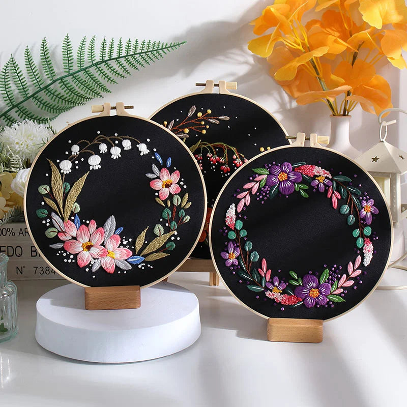 Floral Whispers Embroidery Kit