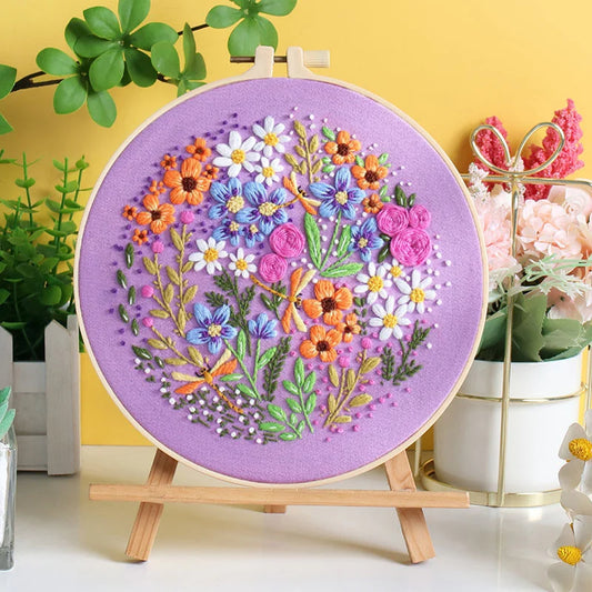 Floral Paradise Embroidery Kit