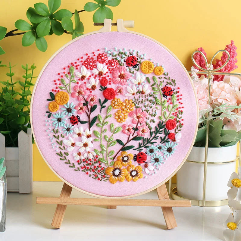 Floral Paradise Embroidery Kit