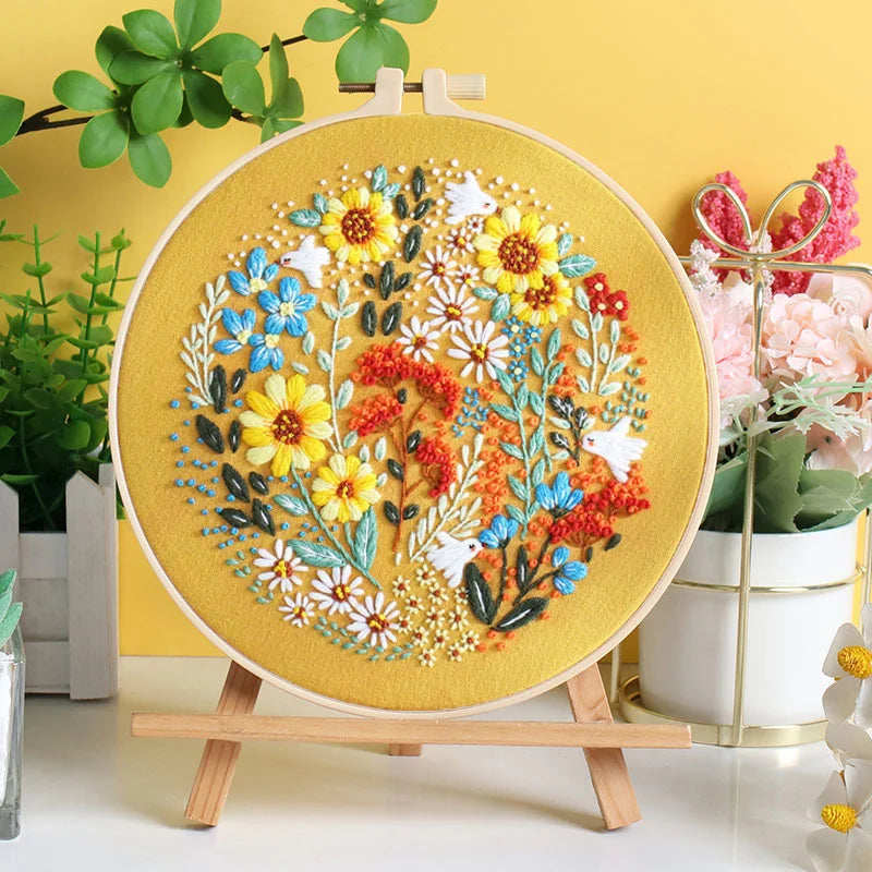 Floral Paradise Embroidery Kit