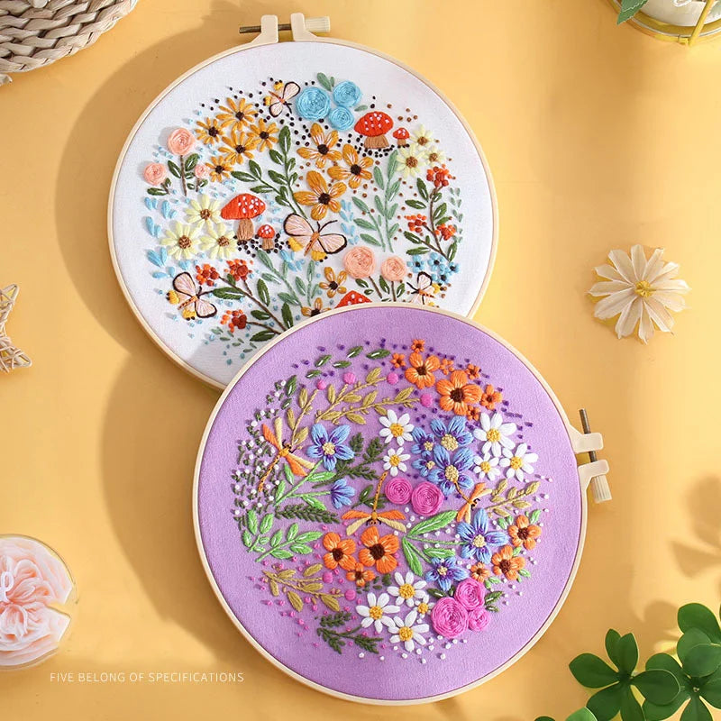 Floral Paradise Embroidery Kit