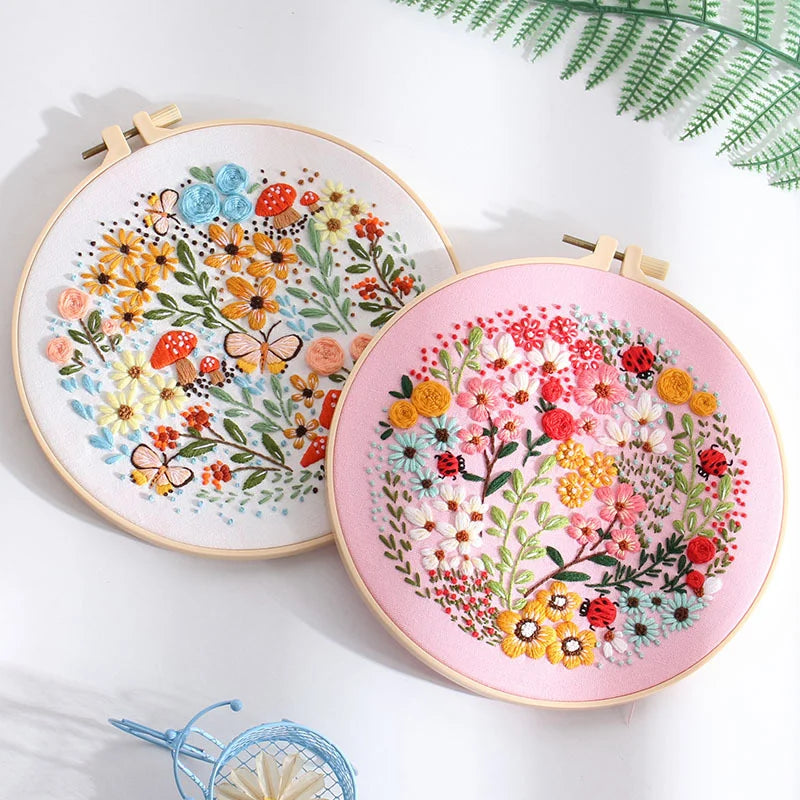 Floral Paradise Embroidery Kit