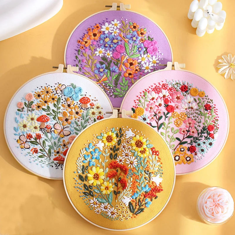 Floral Paradise Embroidery Kit