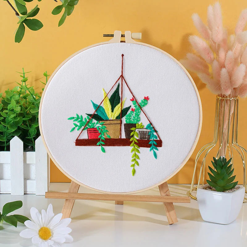 Hanging Garden Embroidery Kit