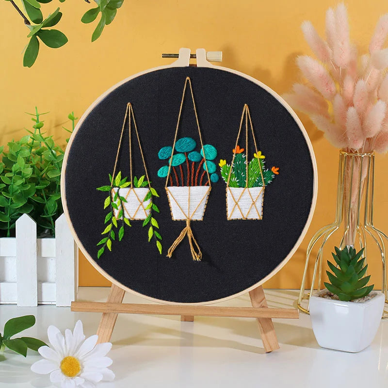 Hanging Garden Embroidery Kit