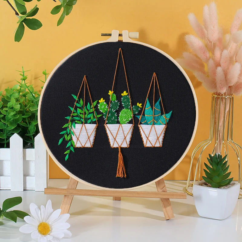 Hanging Garden Embroidery Kit