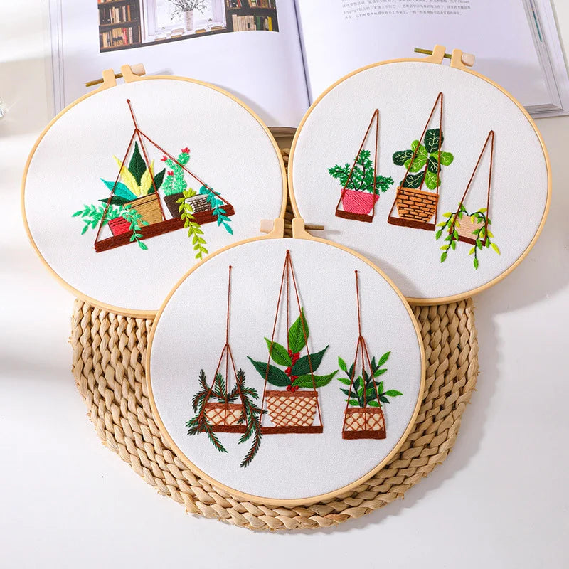 Hanging Garden Embroidery Kit