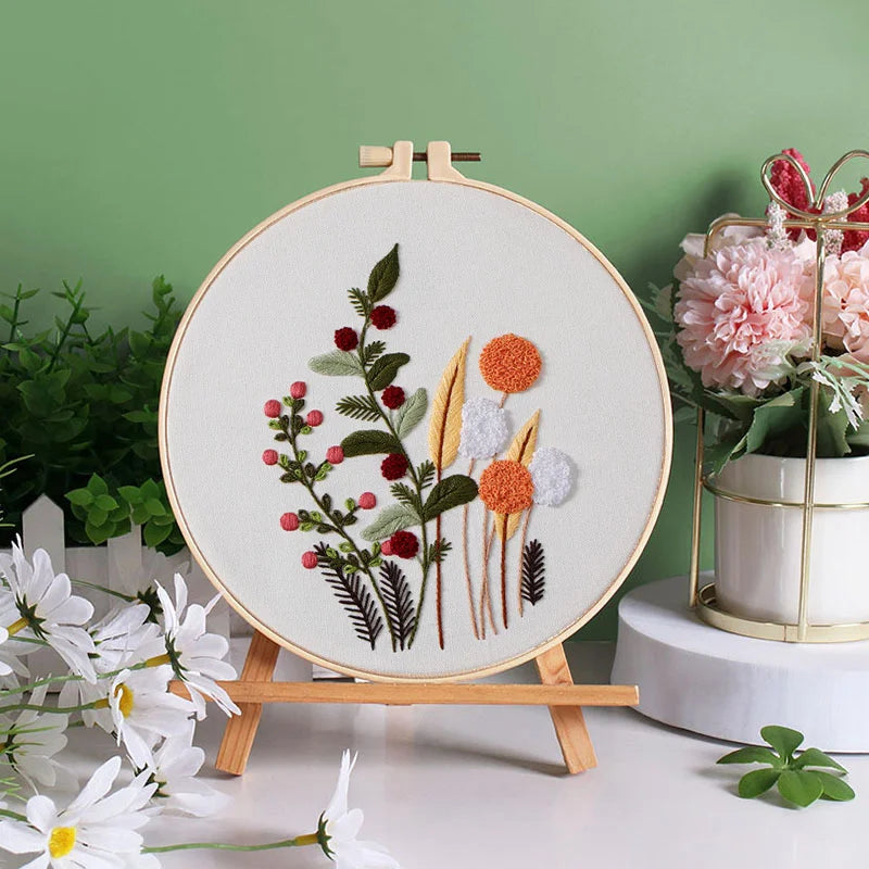 Blooming Harmony Embroidery Kit