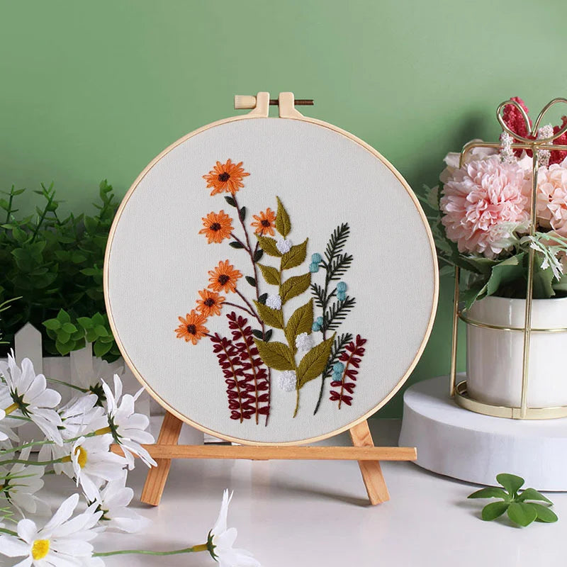 Blooming Harmony Embroidery Kit