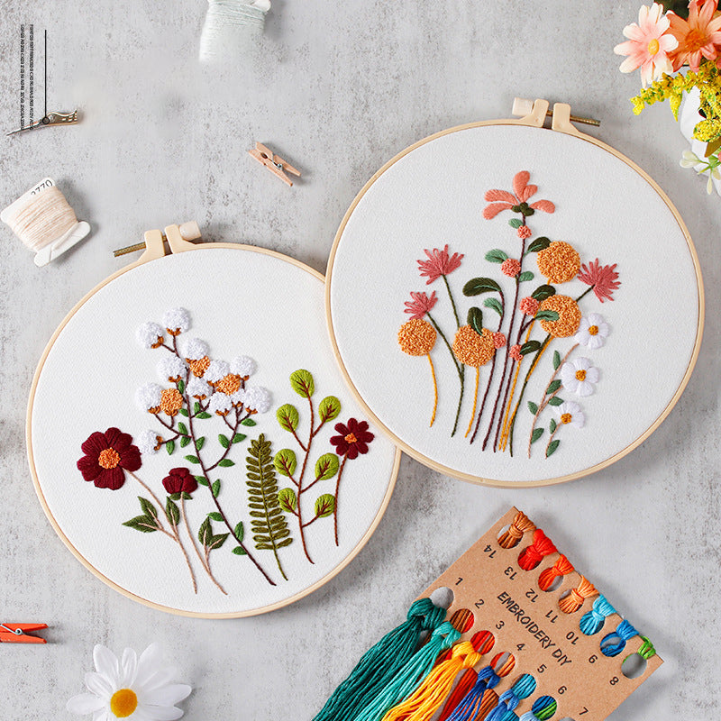 Blooming Harmony Embroidery Kit