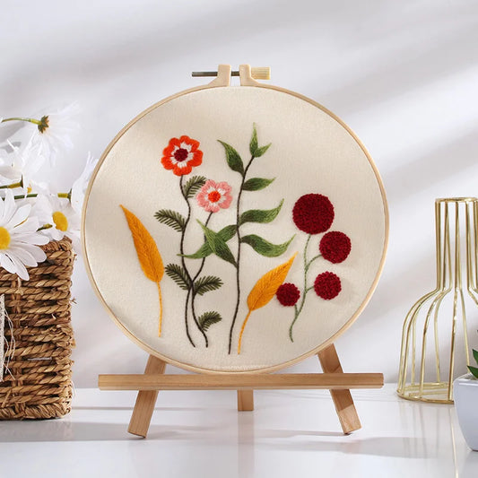 Botanical Blossoms Embroidery Kit