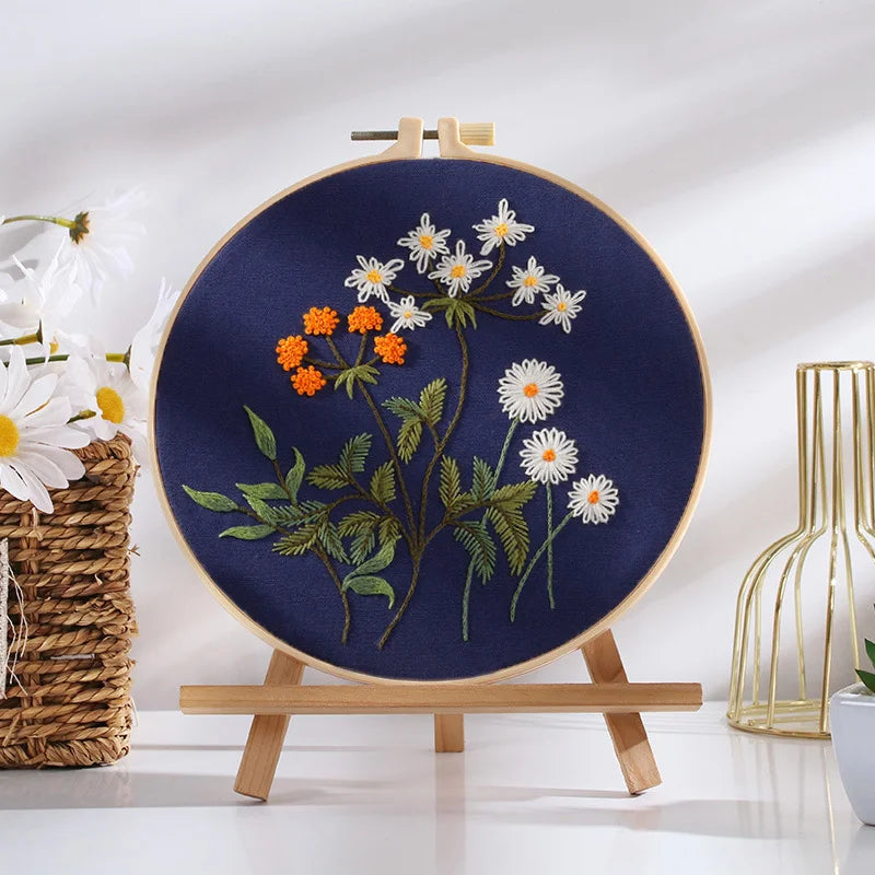 Botanical Blossoms Embroidery Kit