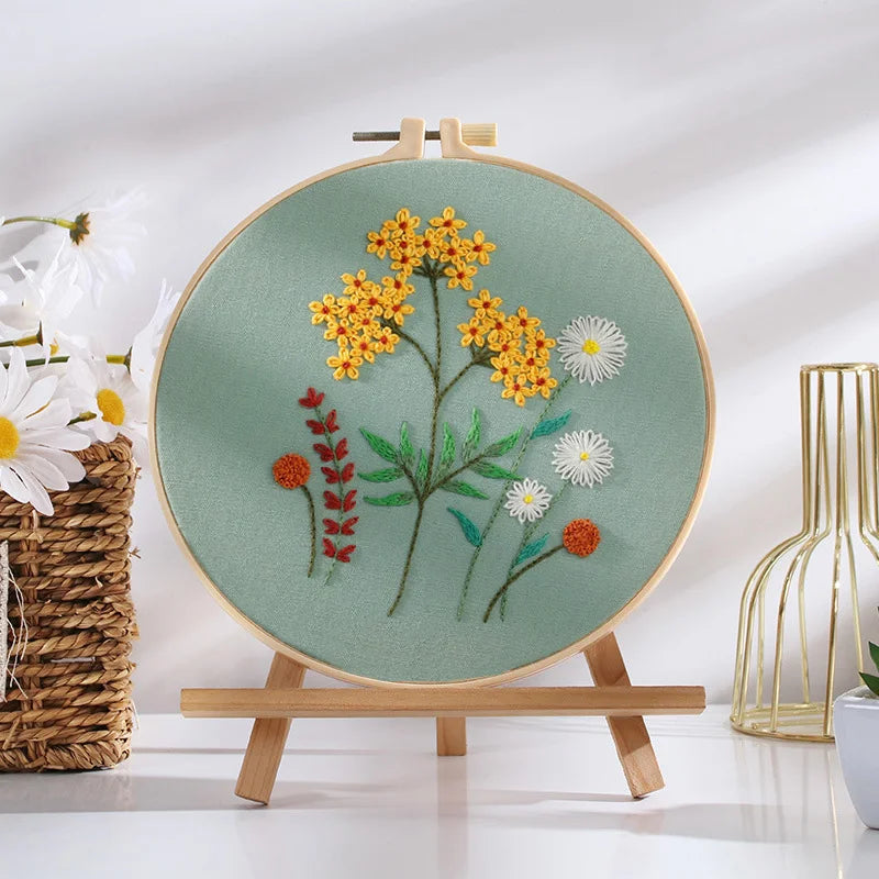 Botanical Blossoms Embroidery Kit