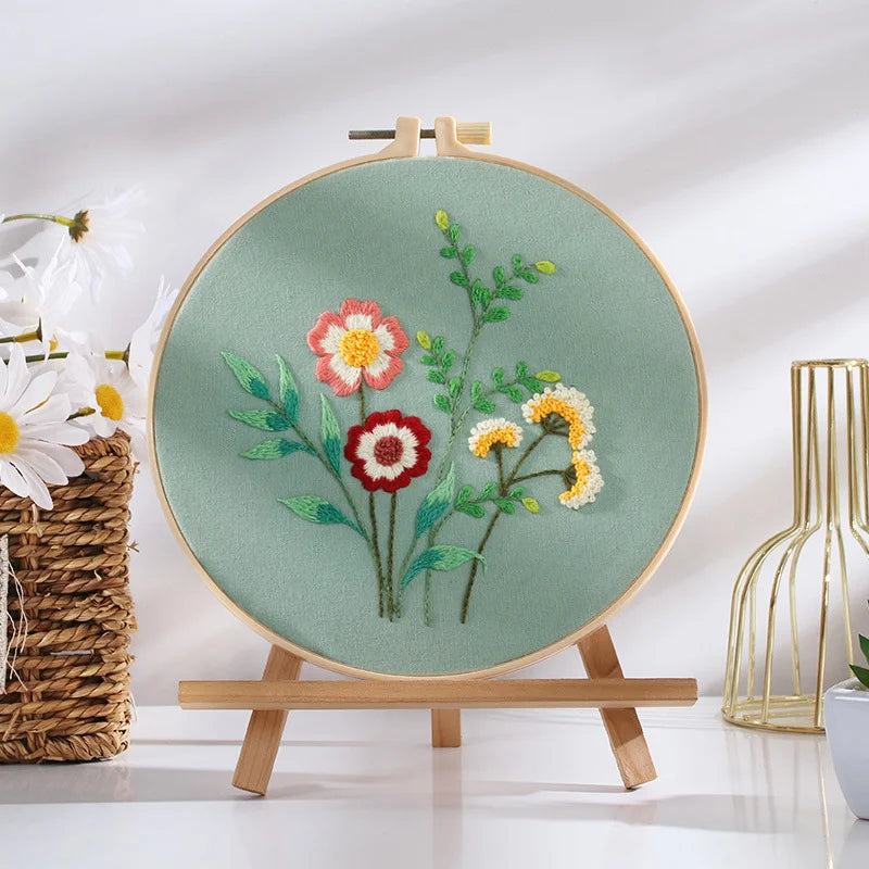 Botanical Blossoms Embroidery Kit