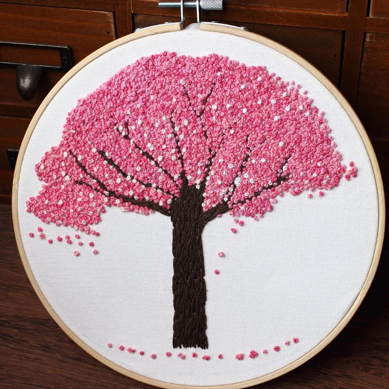 Blooming Tree Embroidery Kit