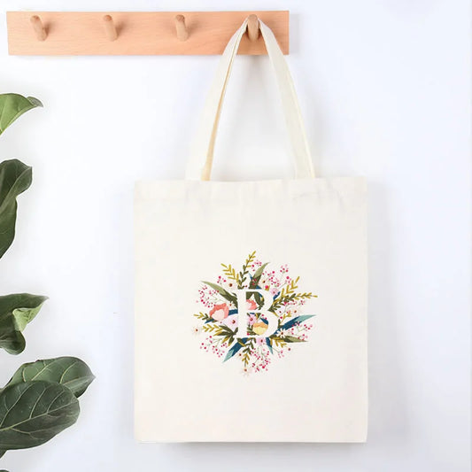 Alphabet Letter Flower Monogram Embroidery Kit B