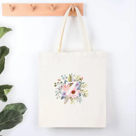 Alphabet Letter Flower Monogram Embroidery Kit Z