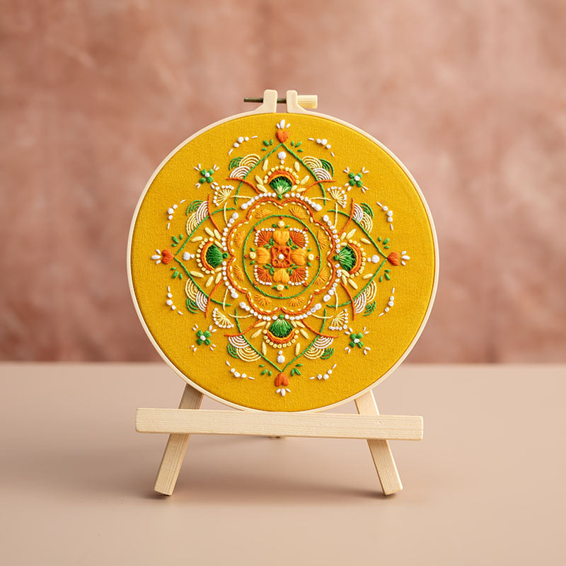 Datura Embroidery DIY Kit