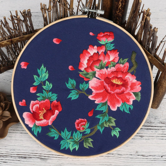 Floral DIY Hand-Embroidery Kit