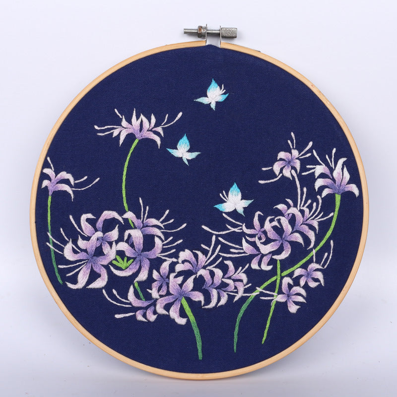 Floral DIY Hand-Embroidery Kit