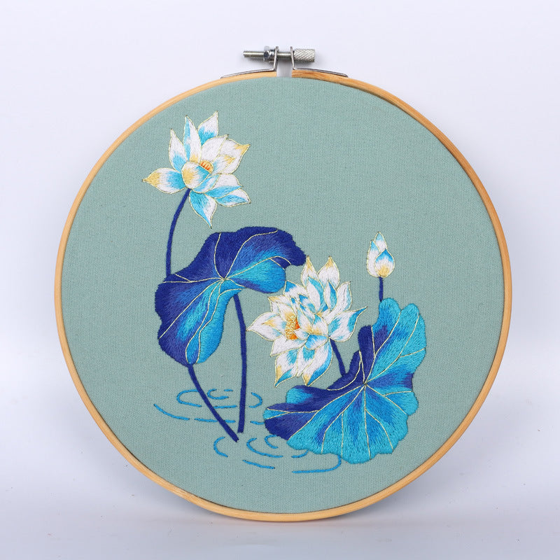 Floral DIY Hand-Embroidery Kit