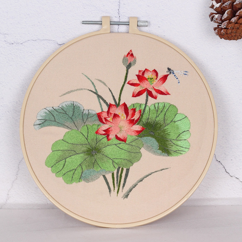 Floral DIY Hand-Embroidery Kit