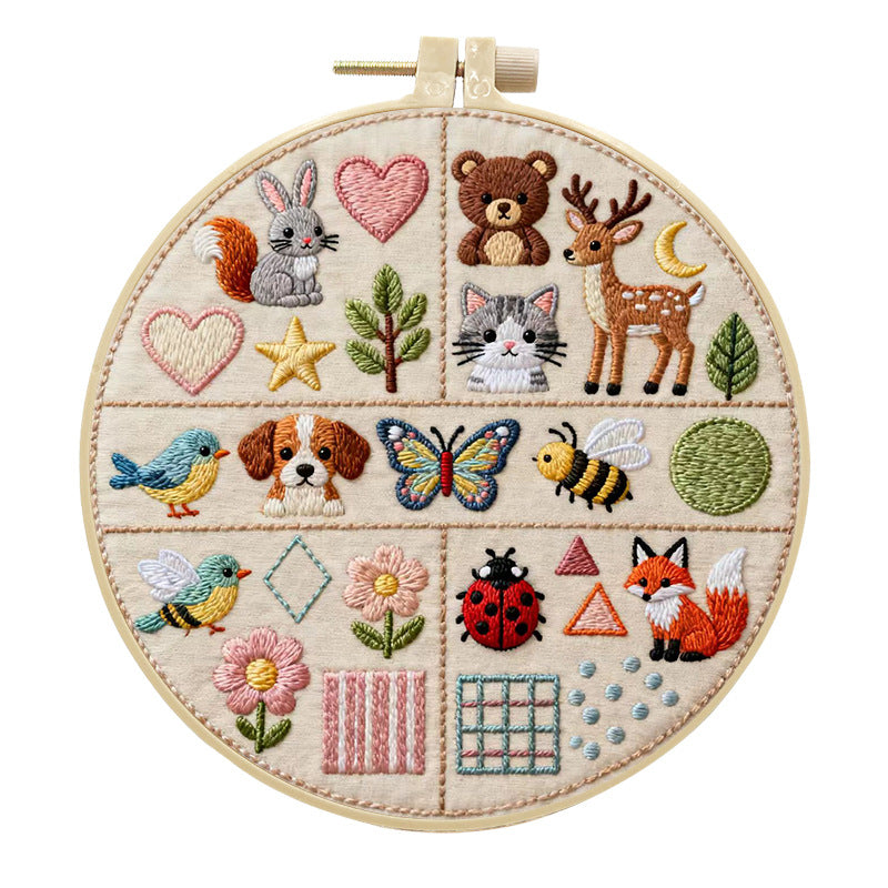 Embroidery DIY Animal Craft Fabric Material Kit