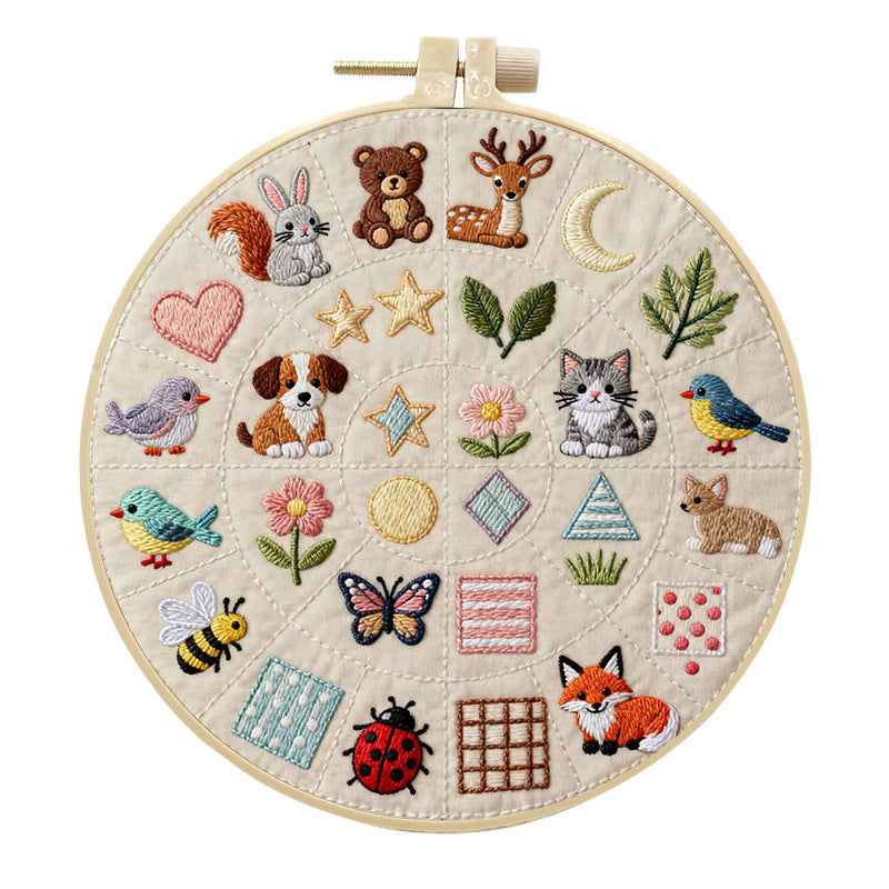 Embroidery DIY Animal Craft Fabric Material Kit