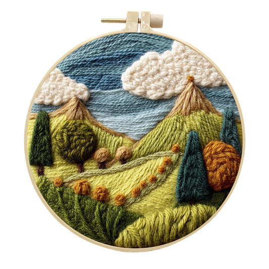 DIY Mountain and River Handcrafted Fabric Craft Kit