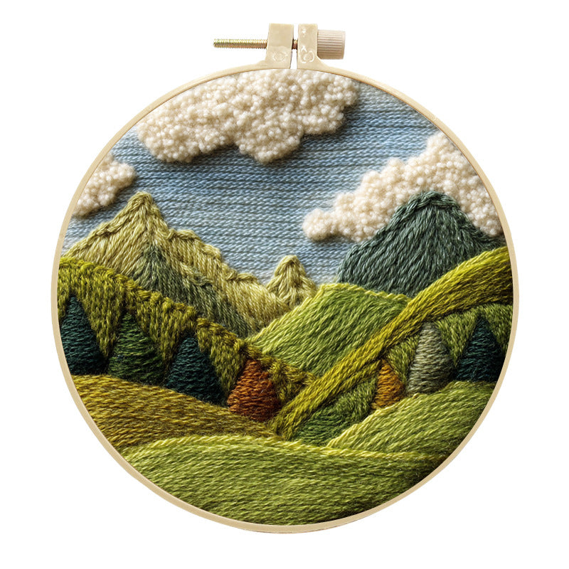 DIY Mountain and River Handcrafted Fabric Craft Kit