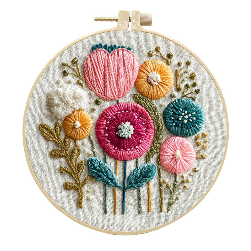Embroidery DIY Handmade Bouquet Craft Kit