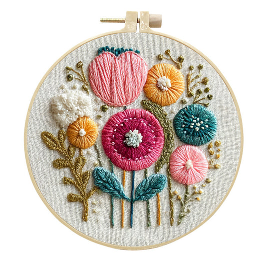 Embroidery DIY Handmade Bouquet Craft Kit