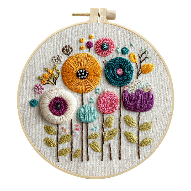 Embroidery DIY Handmade Bouquet Craft Kit